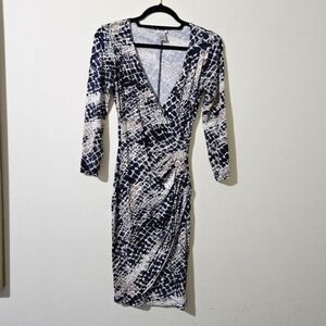 Cache Faux Wrap Dress